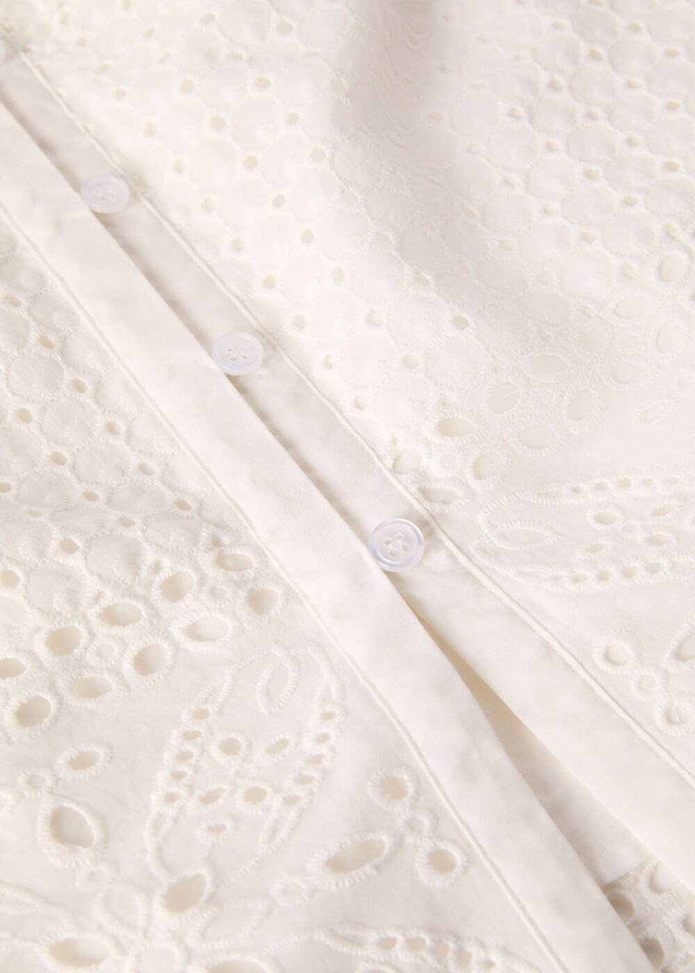 Cotton Broderie Shirt