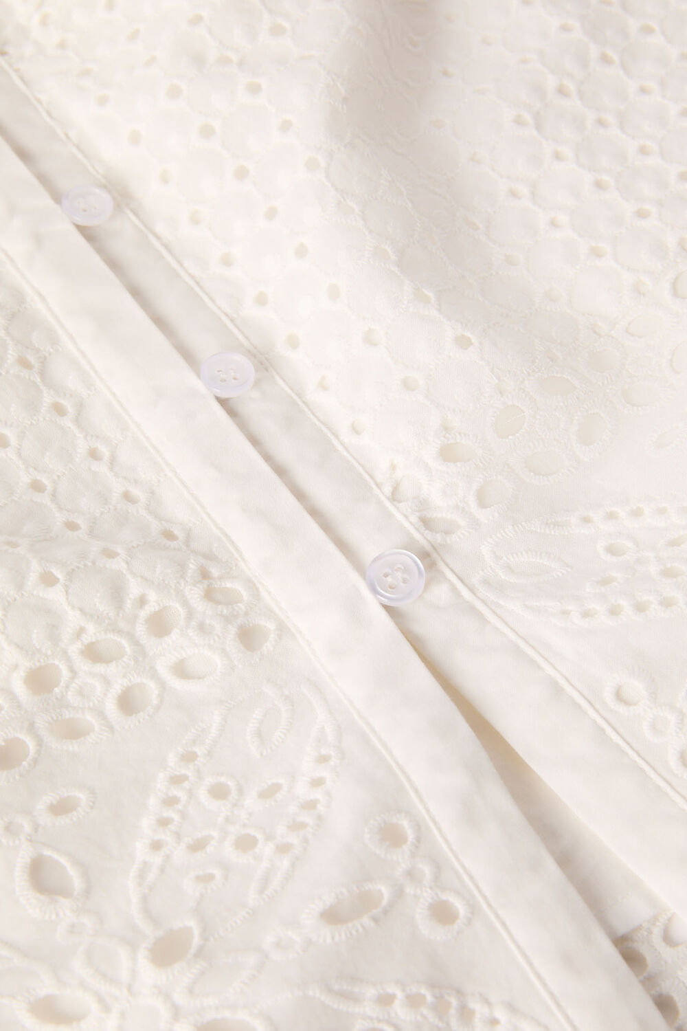 Cotton Broderie Shirt