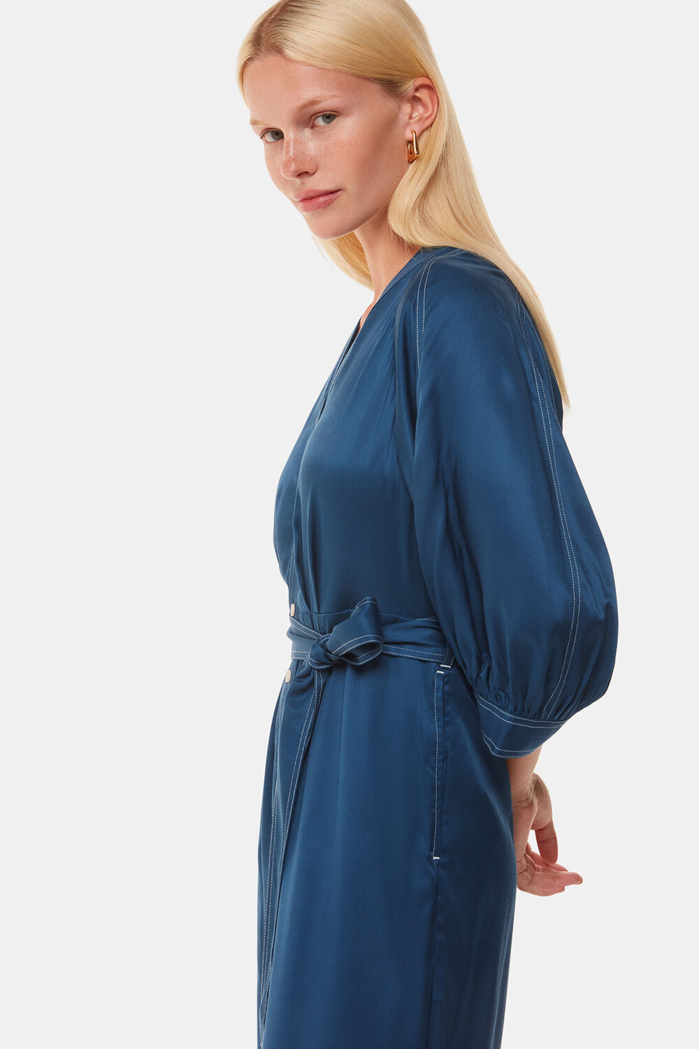 Mabel Topstitch Jumpsuit