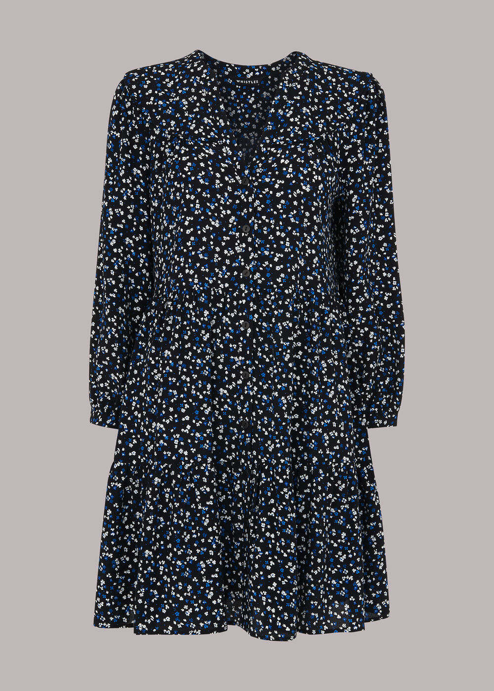 Delicate Floral Print Dress