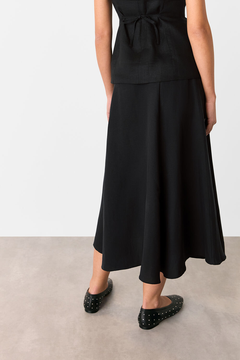 Helena Linen Blend Skirt