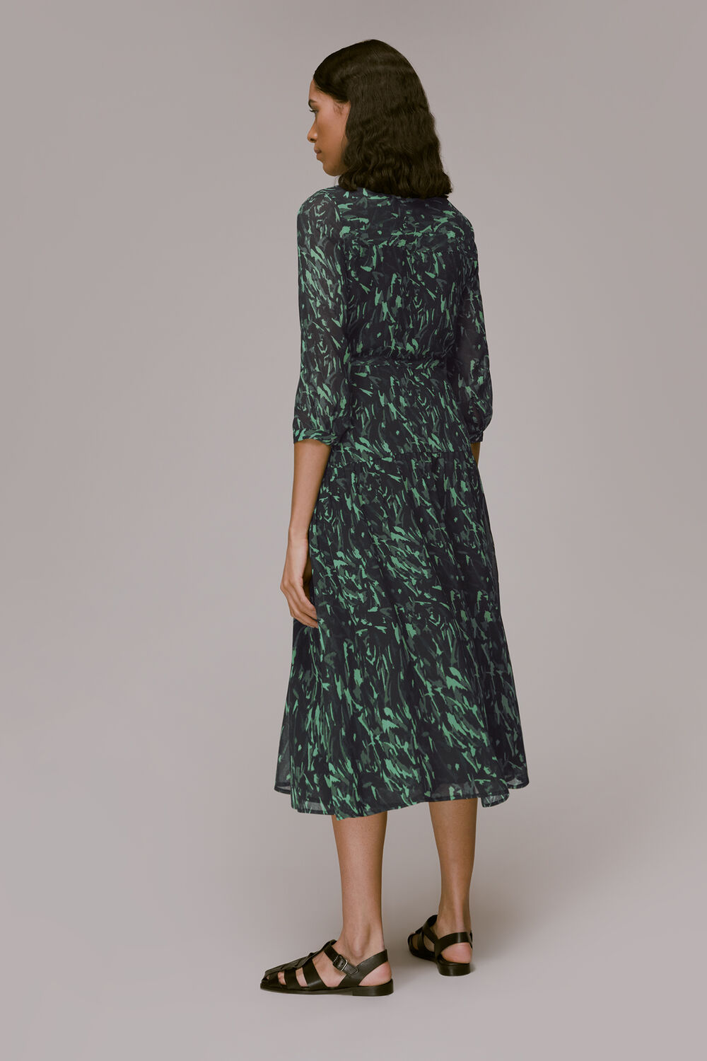 Abstract Brushstroke Dress