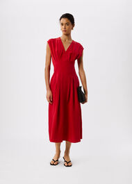 Panel Linen Blend Dress