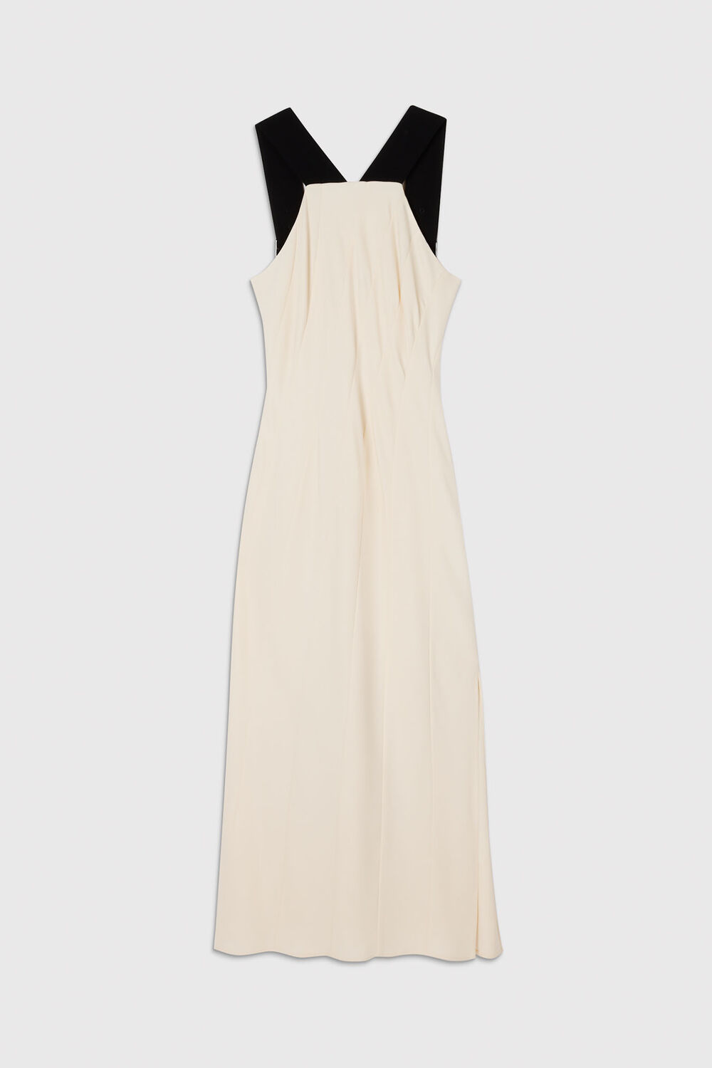 Buckle Detail Midi Dress