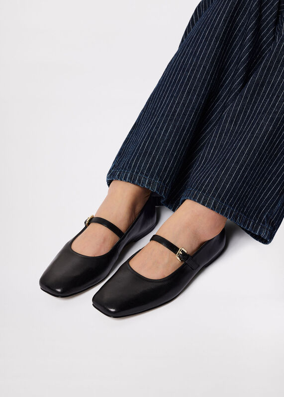 Black Mary Jane Ballet Pump