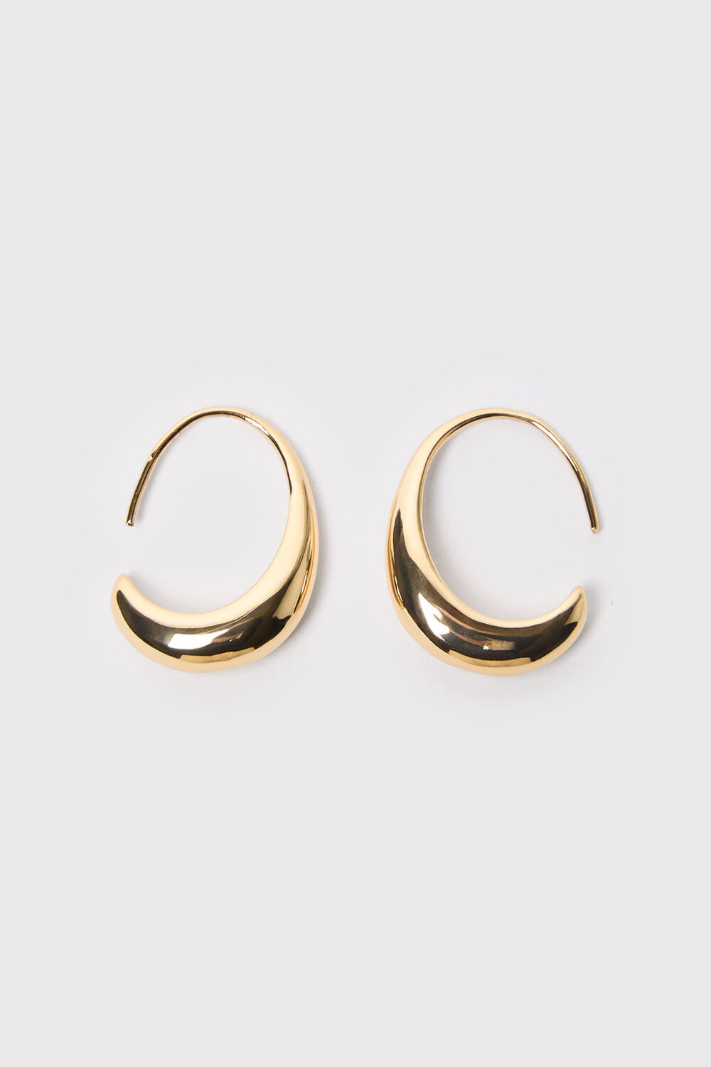 Gold Mini Wire Hoop Earring