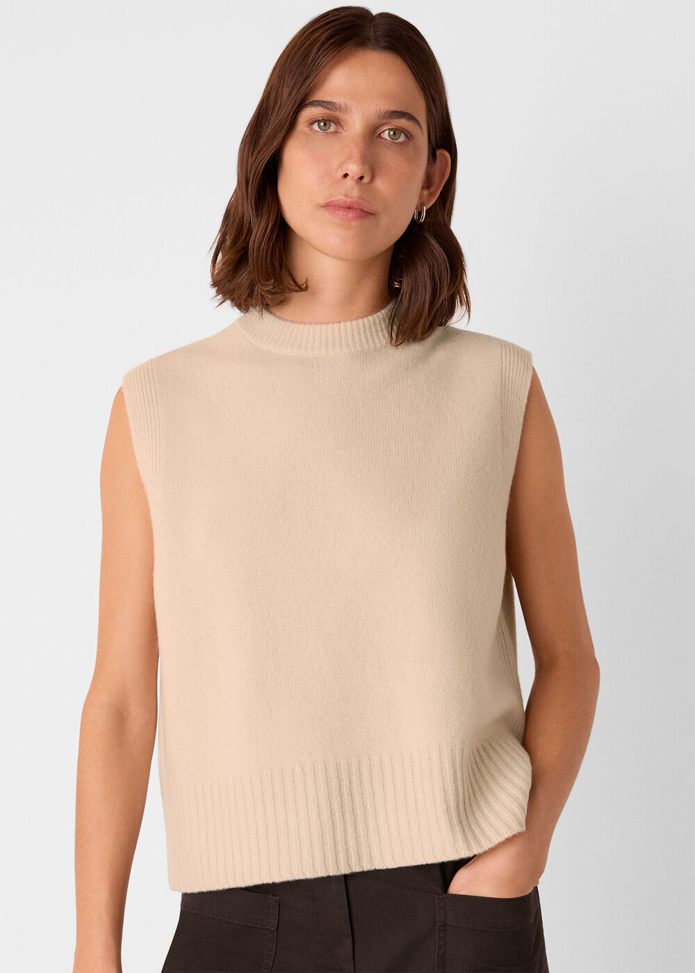 Wool Sleeveless Tank