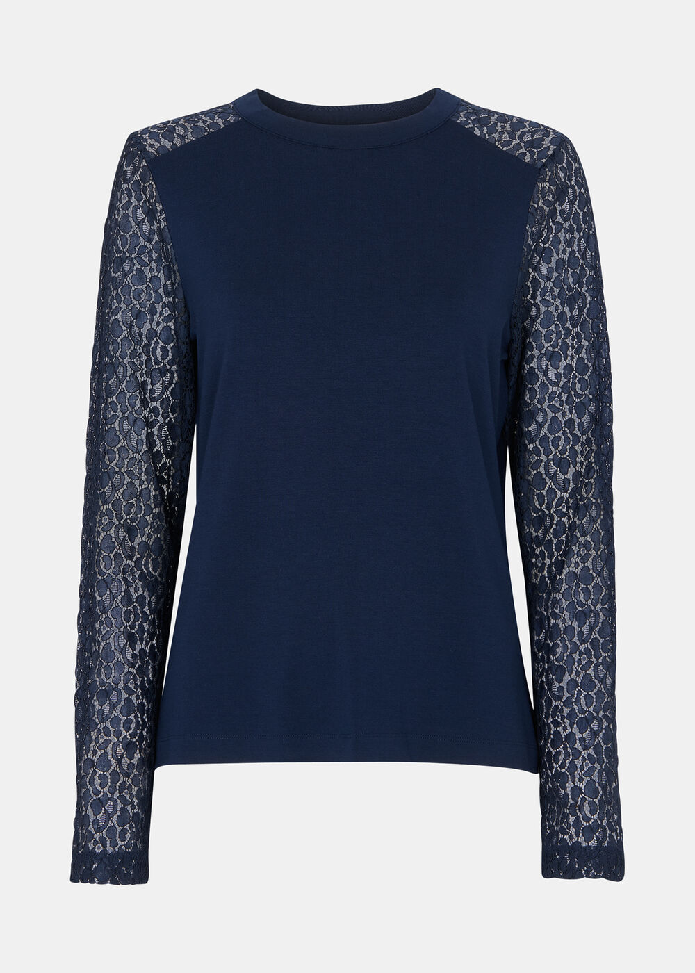 Lace Sleeve Detail Top