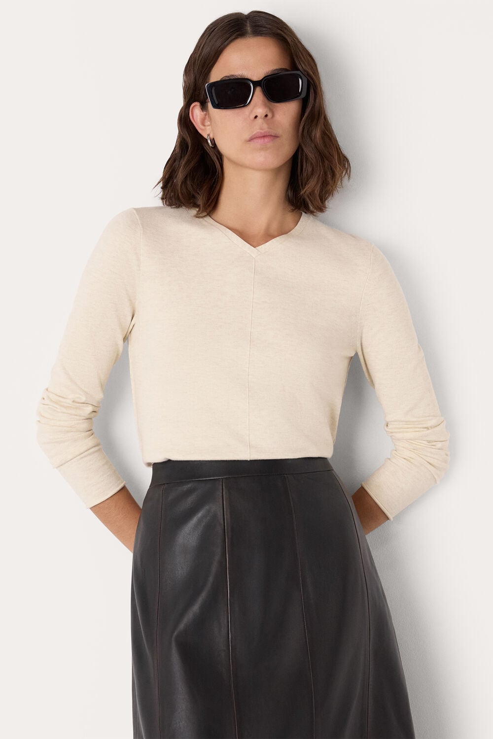 Mila V Neck Knit