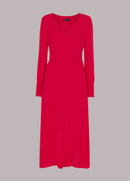 Ilana Shirred Midi Dress