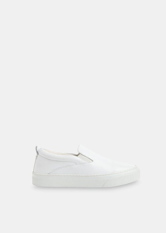 White Kinsley Slip On Sneaker 
