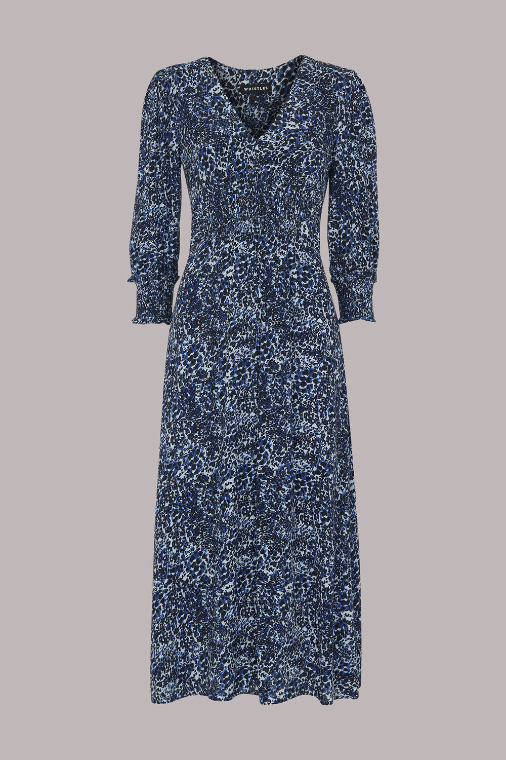 Speckled Leopard Midi Dress