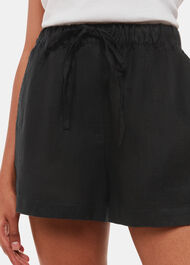 Petite Linen Elasticated Short