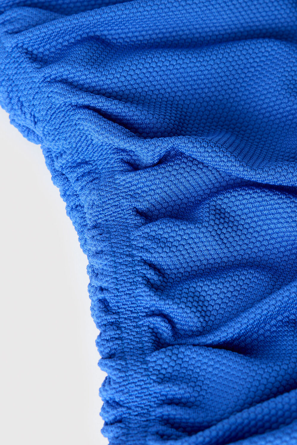 Textured Side Ruched Swimsuit