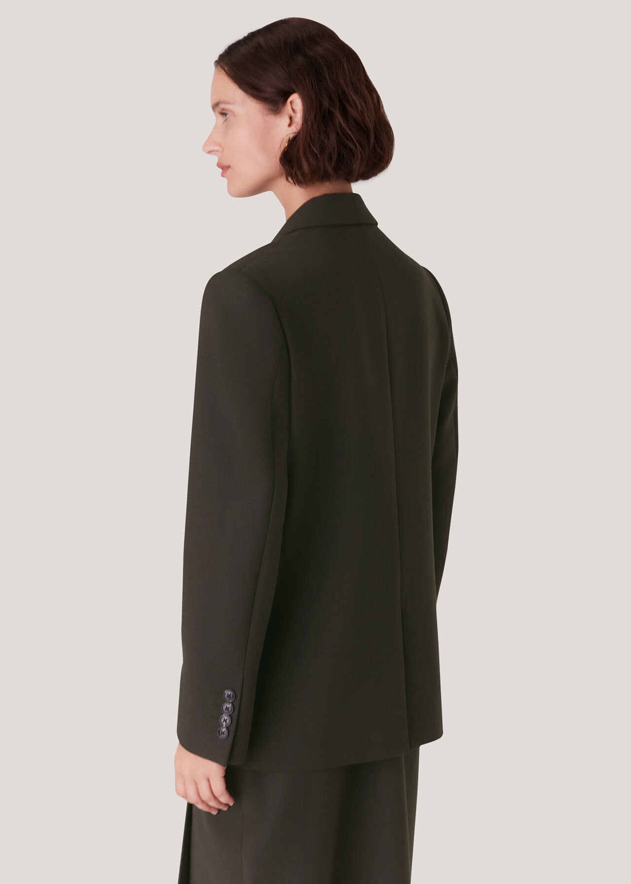 Natalie Wool Blend Blazer