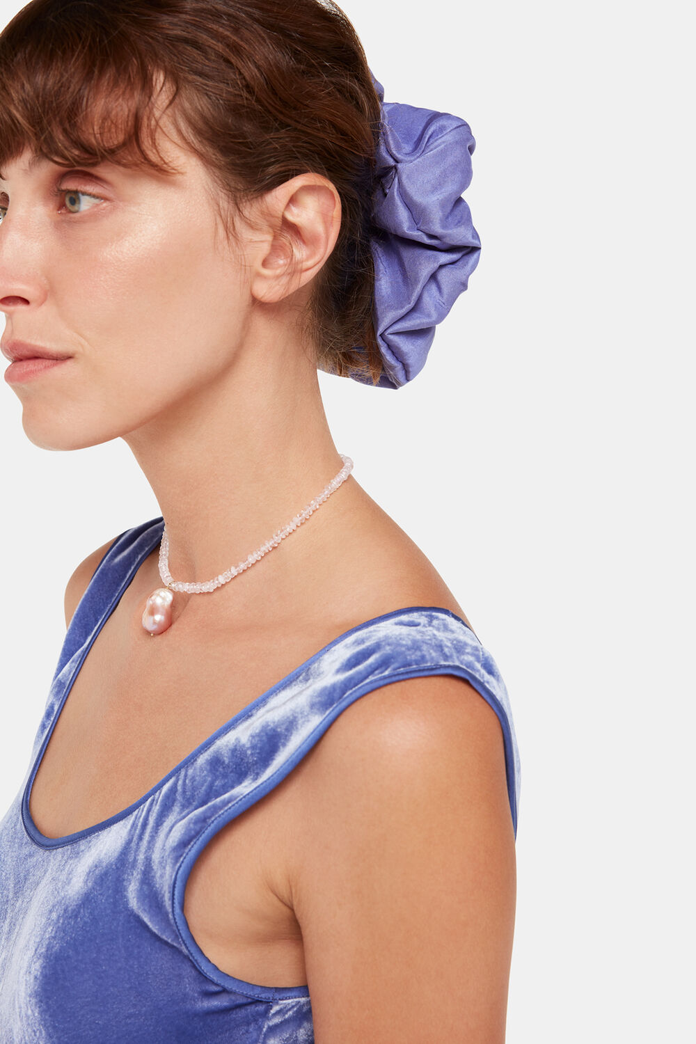 Hai Dupion Scrunchie