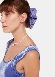 Hai Dupion Scrunchie