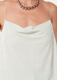 Velvet Cowl Neck Cami Top