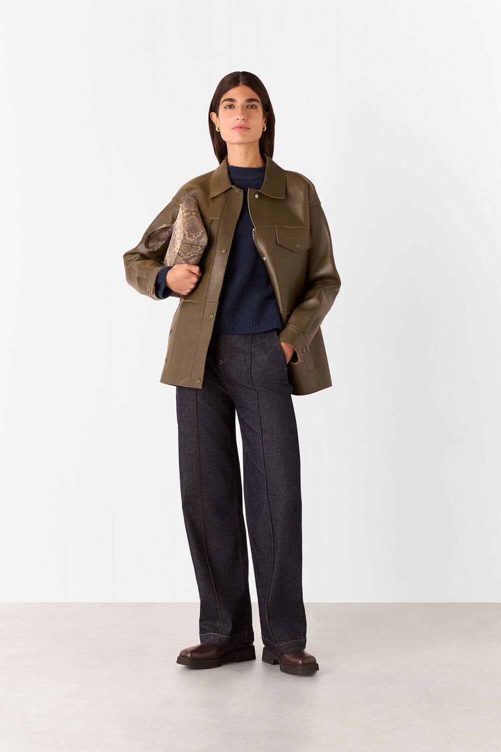 Wool Mix Side Split Knit