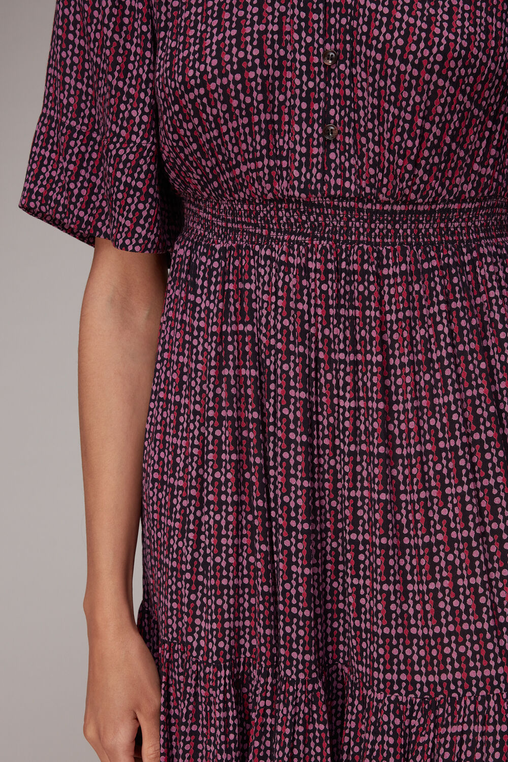 Bella Twist Dot Midi Dress