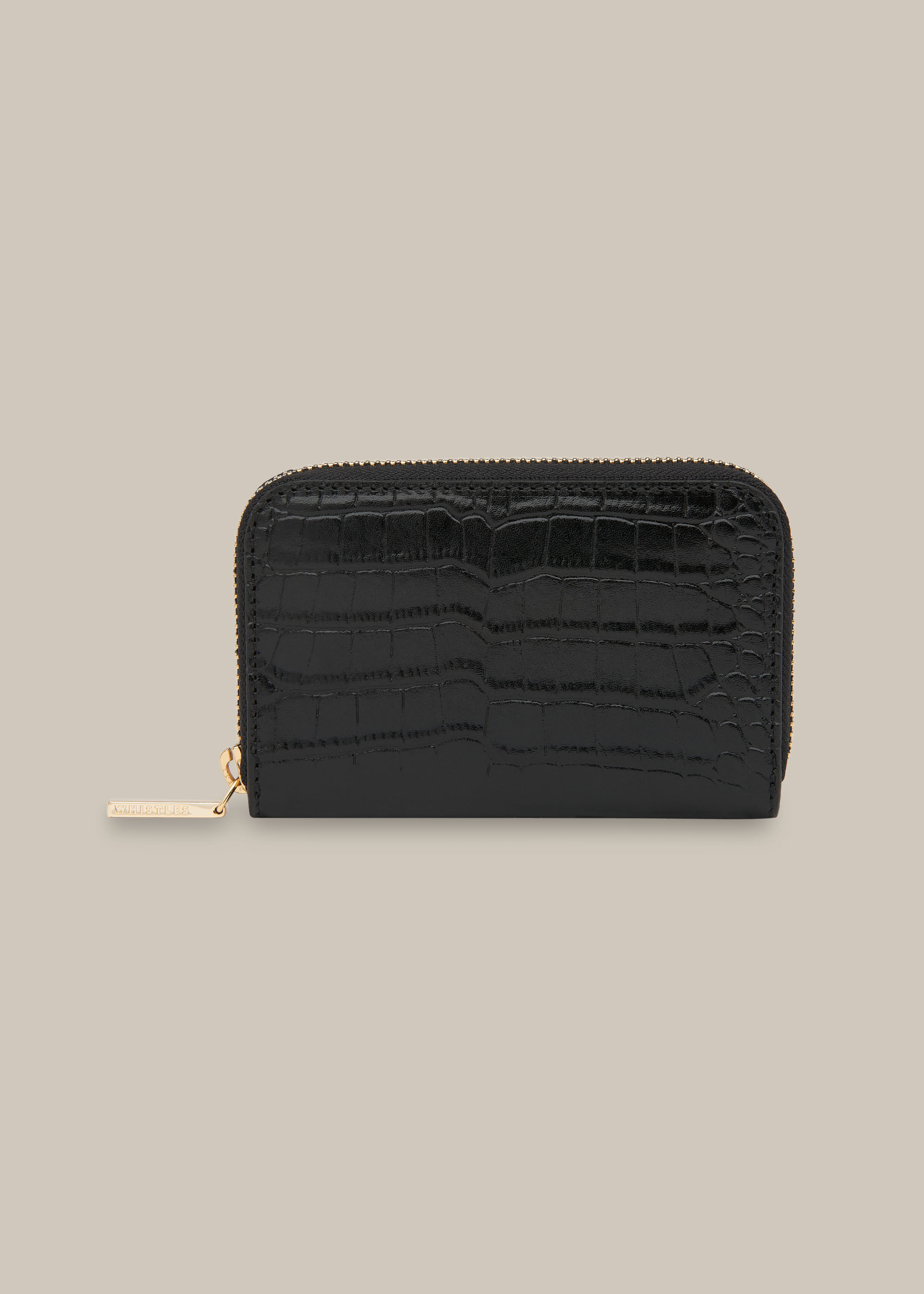 Whistles croc purse clearance