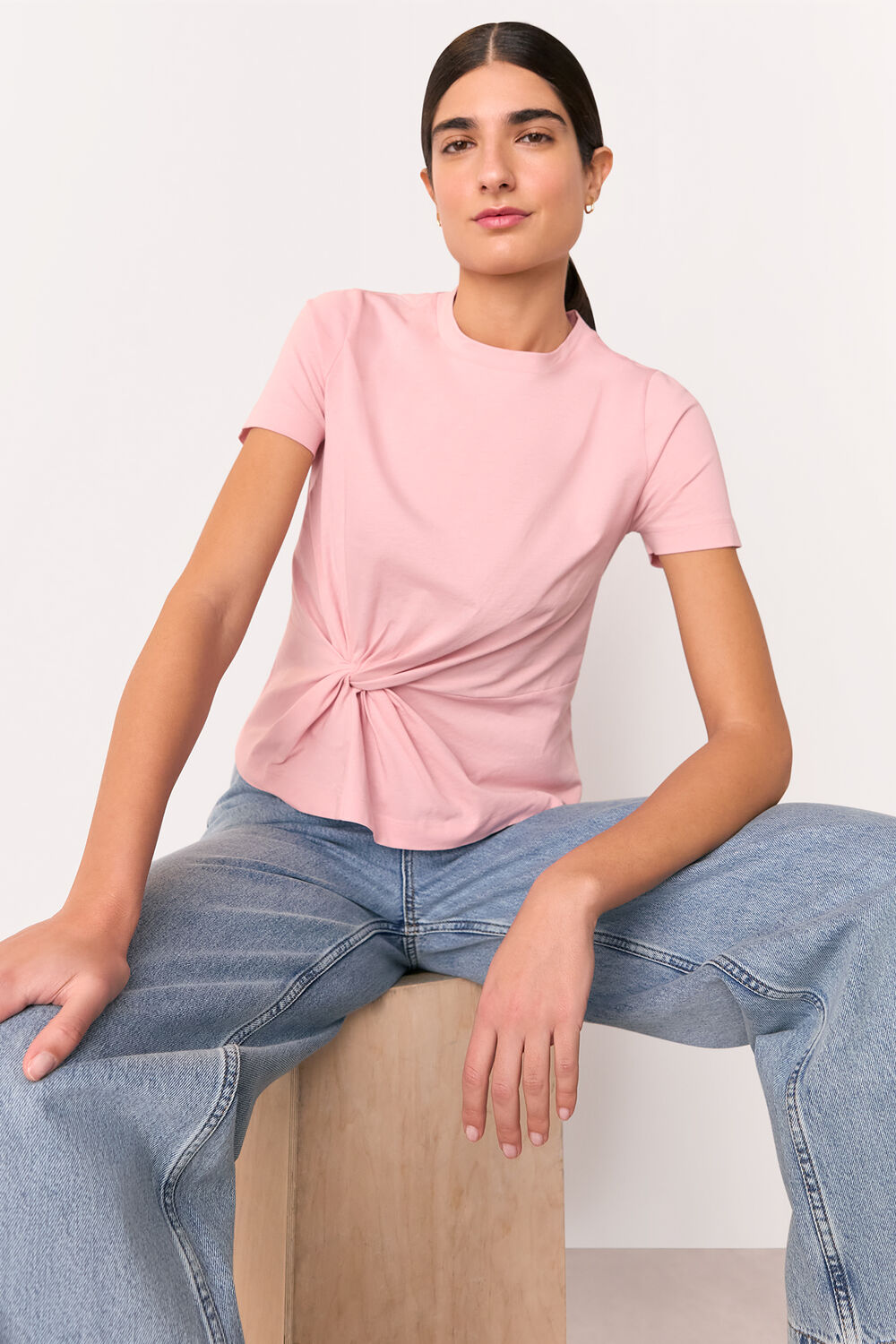 Twist Front Detail Tee