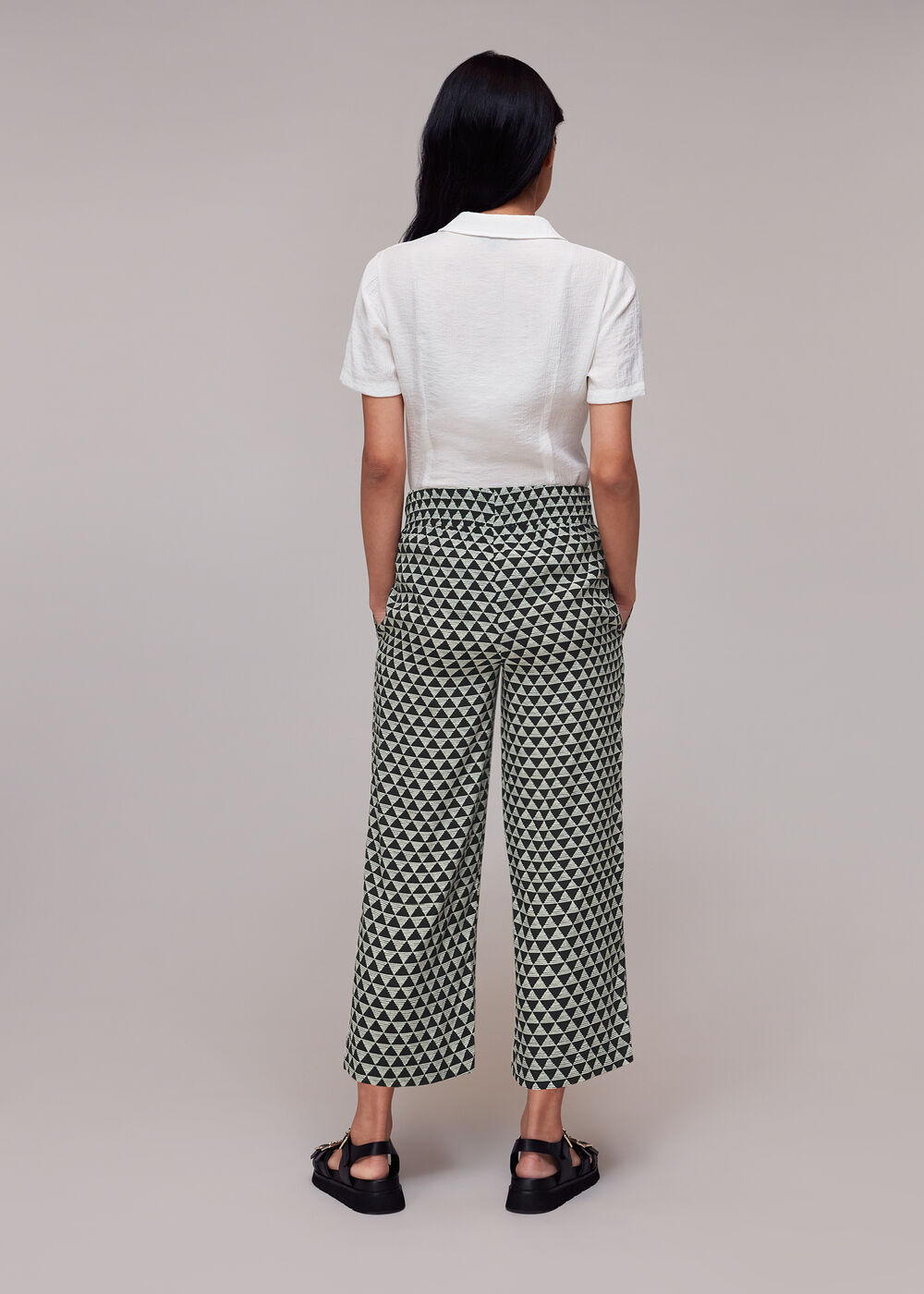 Triangle Checkerboard Trouser