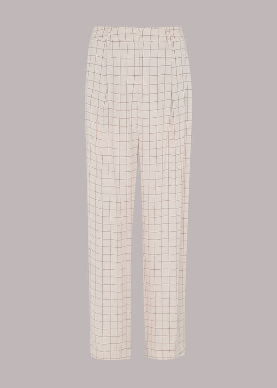 Multicolour Niamo Fine Grid Pants 