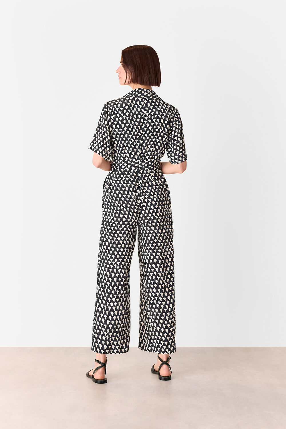 Abstract Triangle Jumpsuit