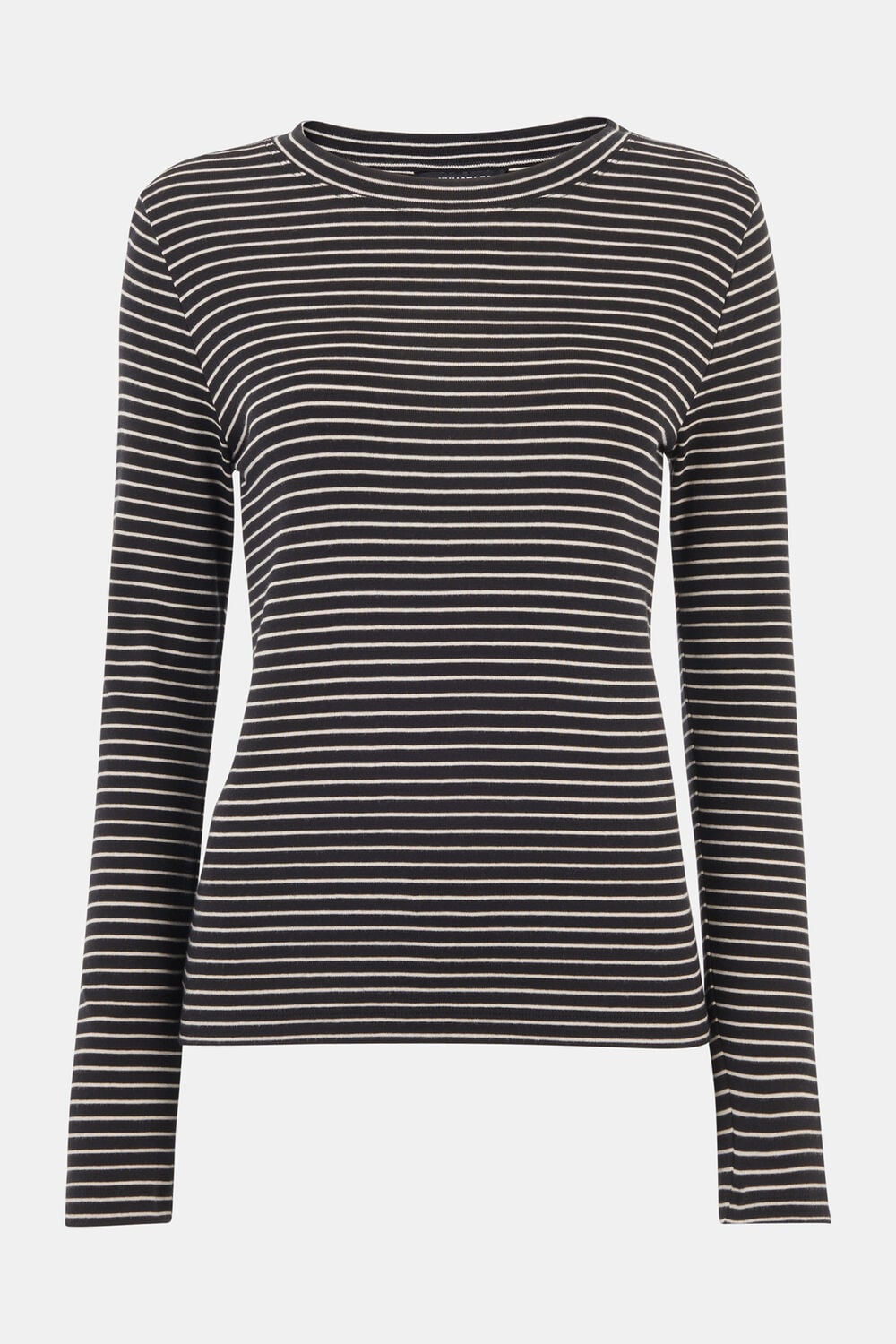 Slim Stripe Long Sleeve Crew