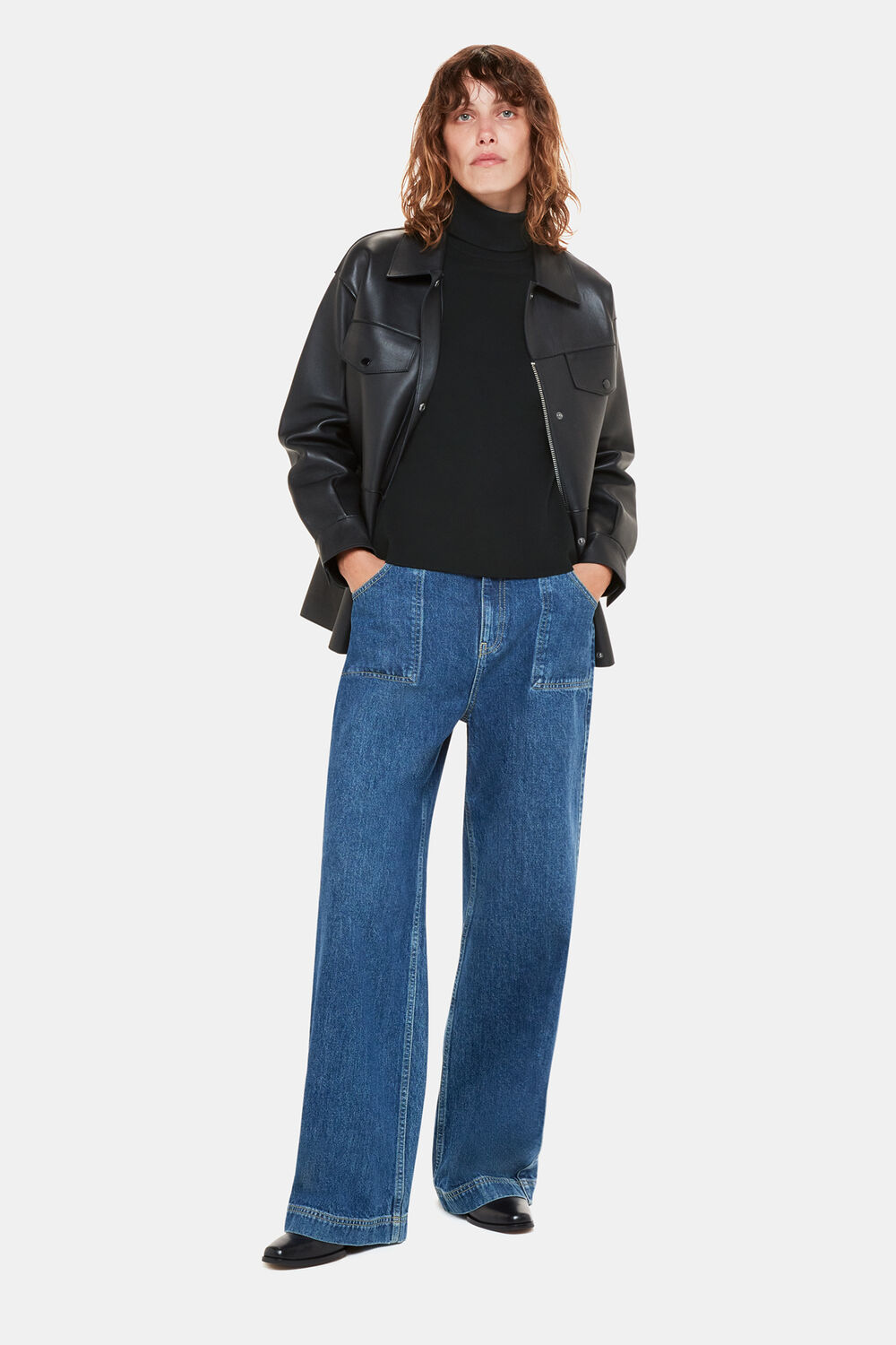 Black Maja Knitted Turtleneck Sweater