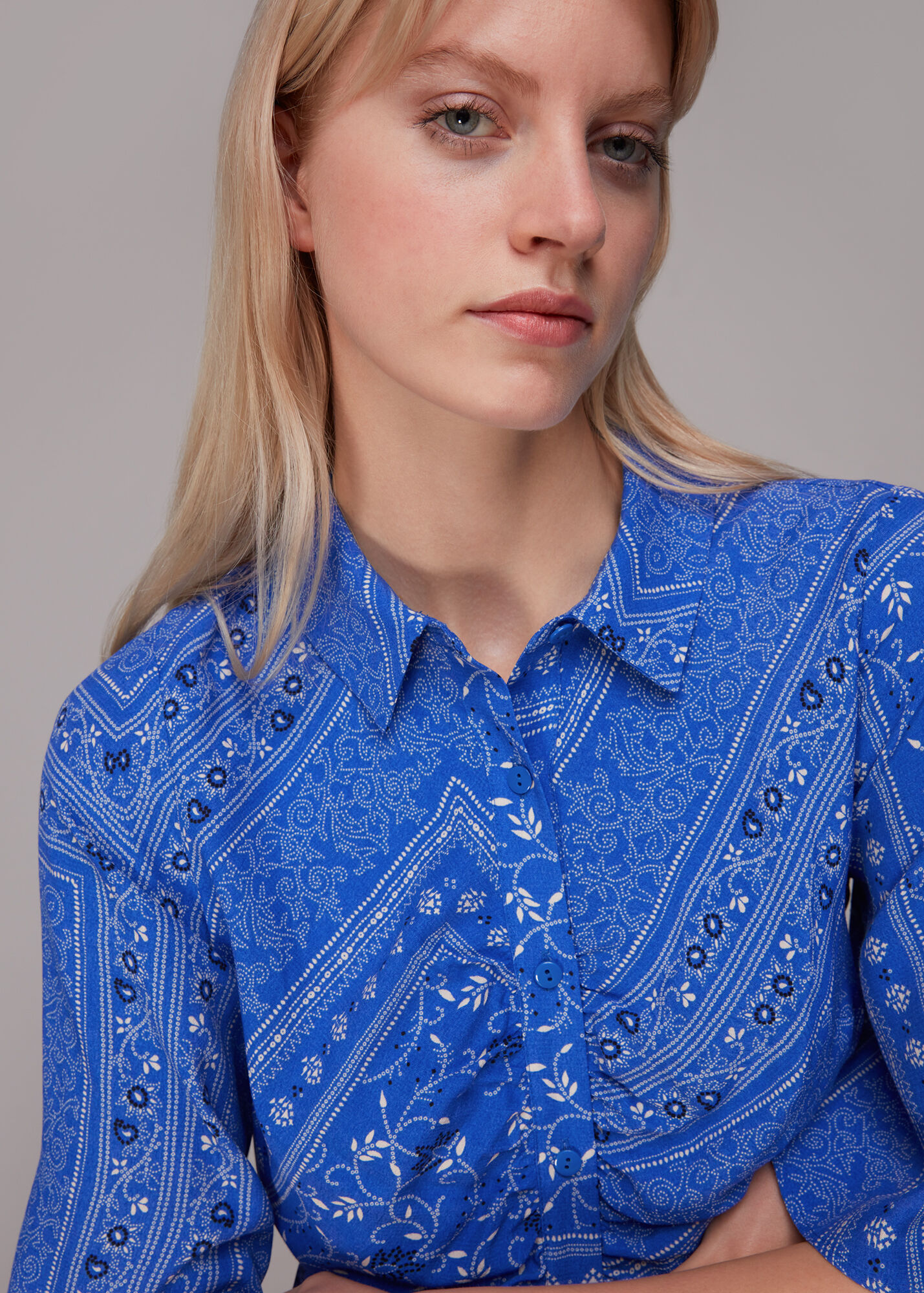 Blue Bandana Dress