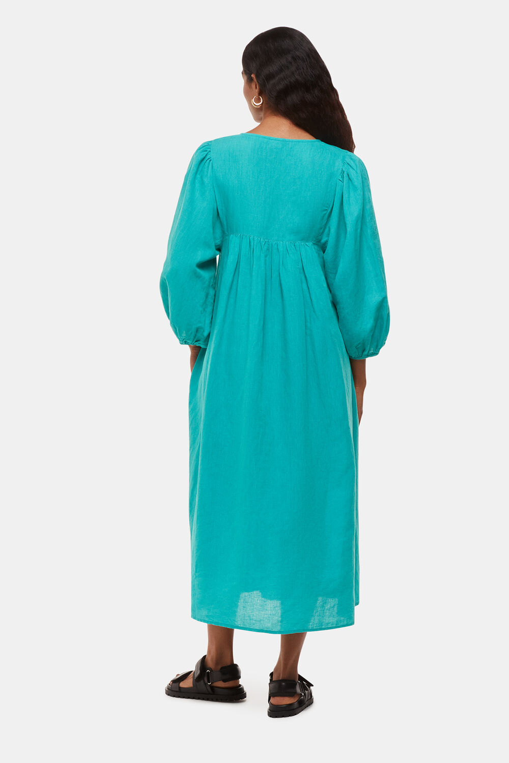 Petite Gloria Linen Blend Dress
