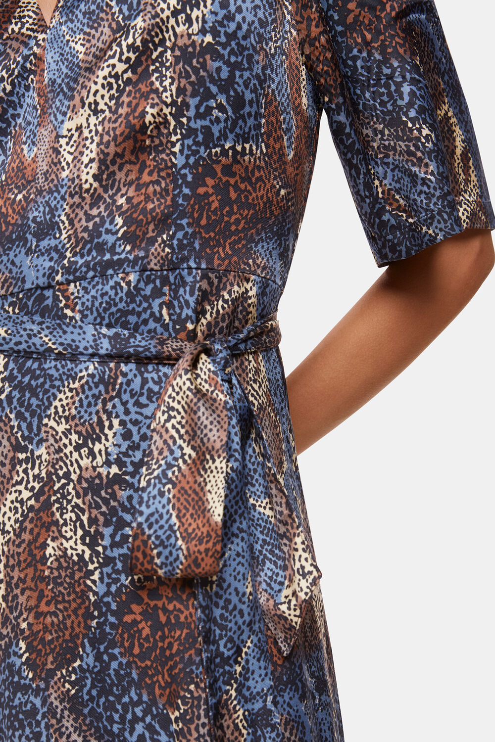 Marlow Dashed Snake Dress