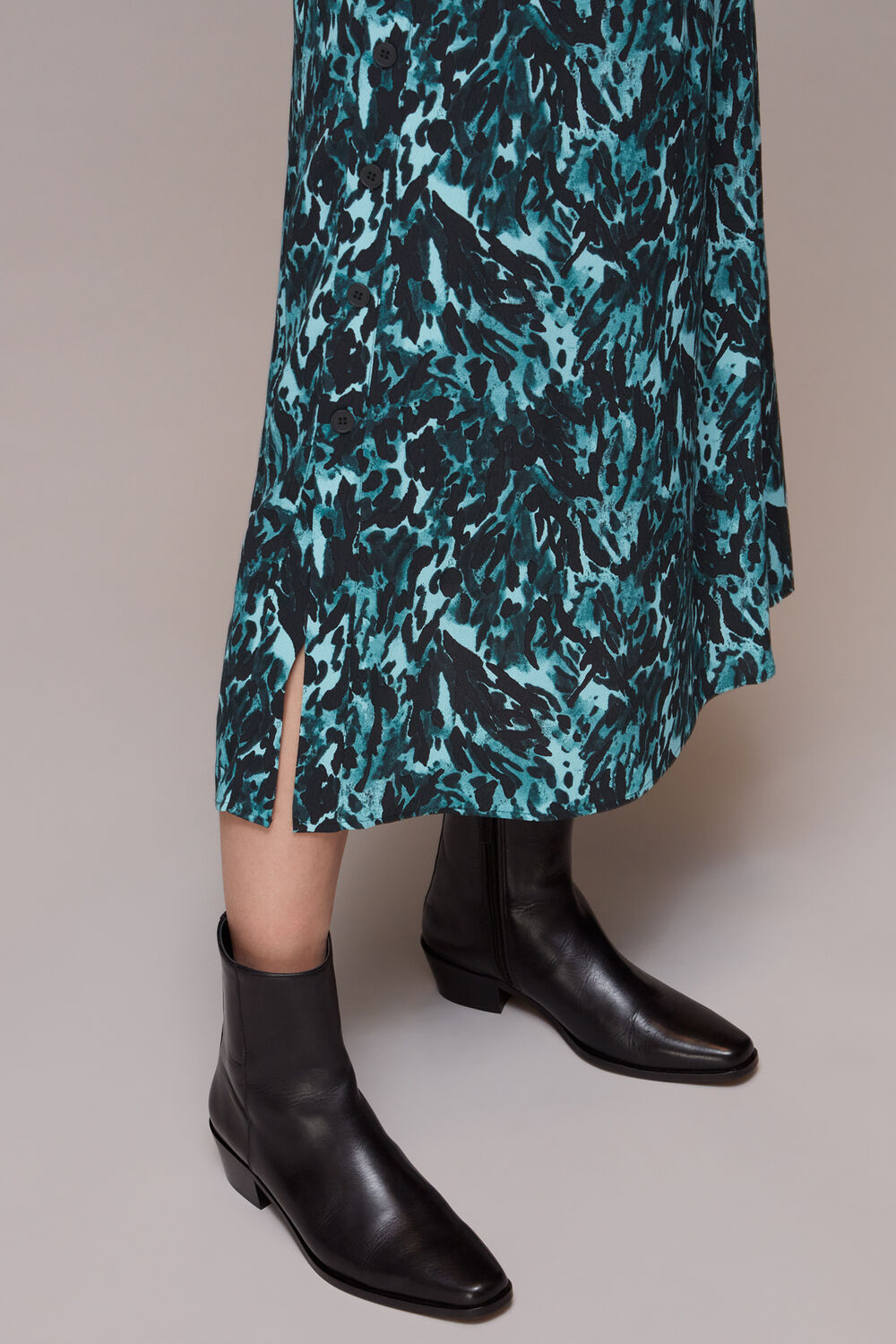 Multicolour Bambi Animal Button Skirt