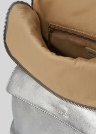 Metallic Verity Backpack Silver