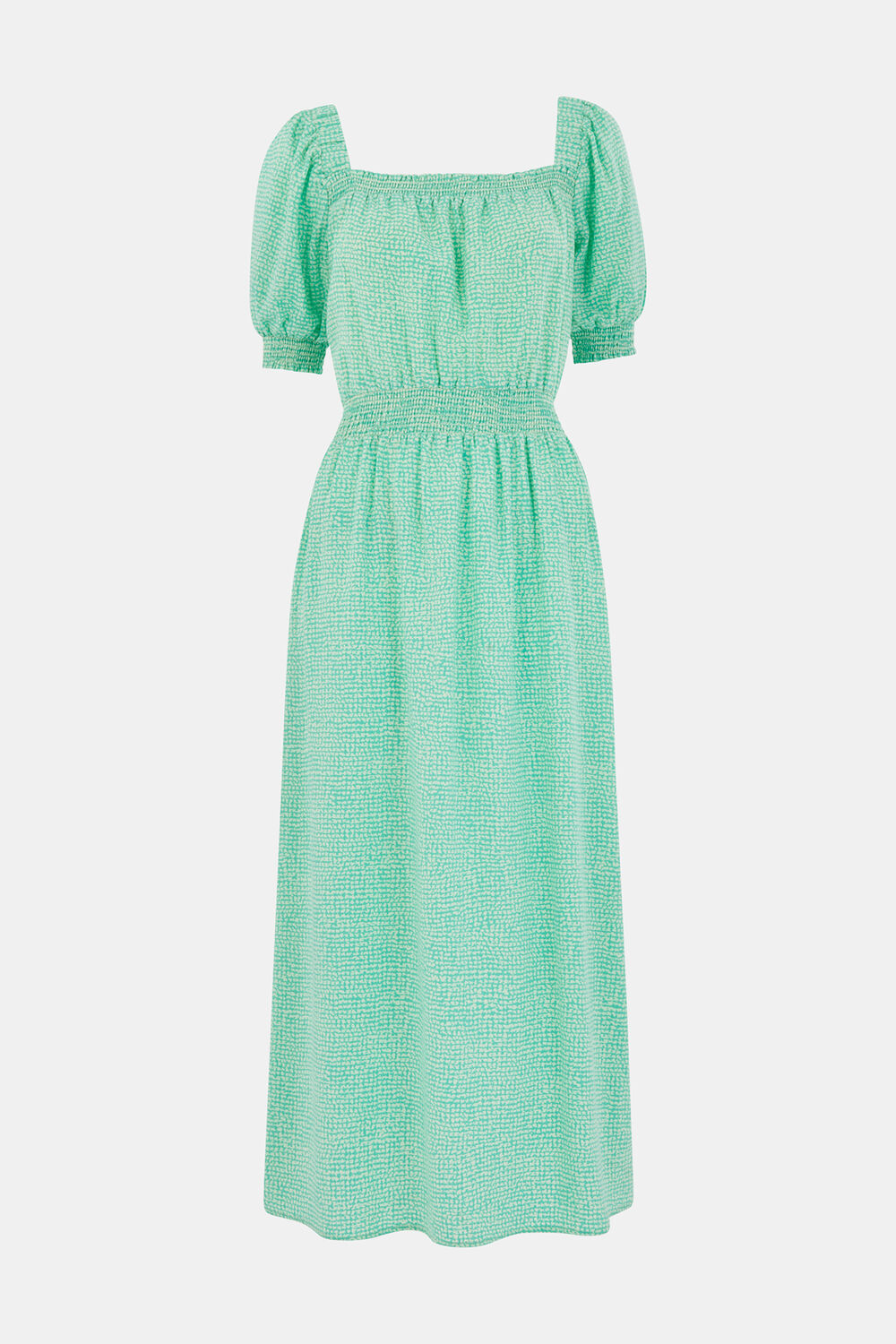 Scribble Check Dress