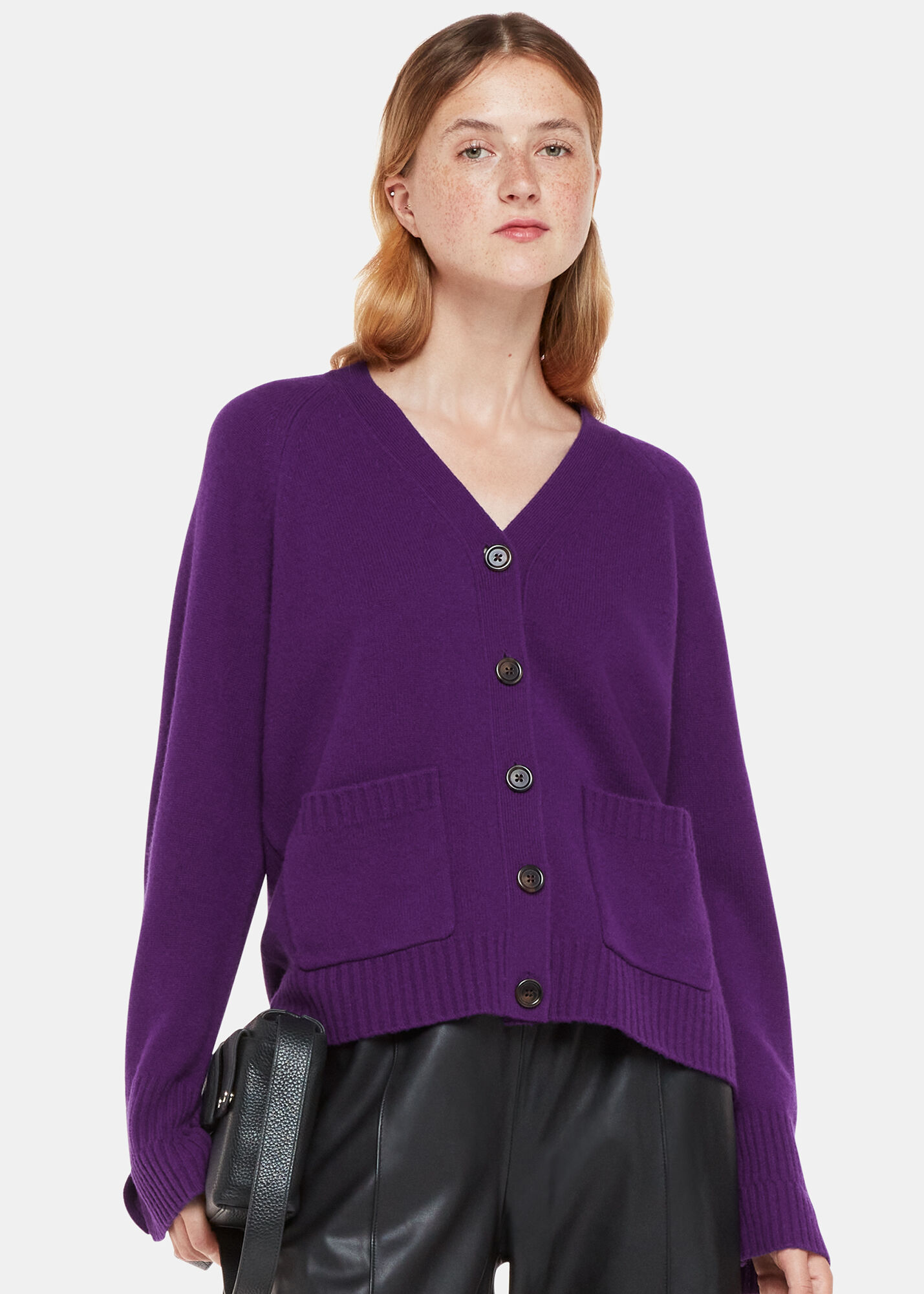 Long sale mauve cardigan