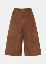 Suede Longline Short