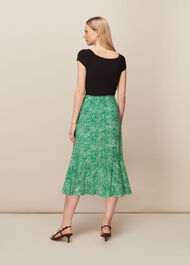 Blot Animal Frill Skirt