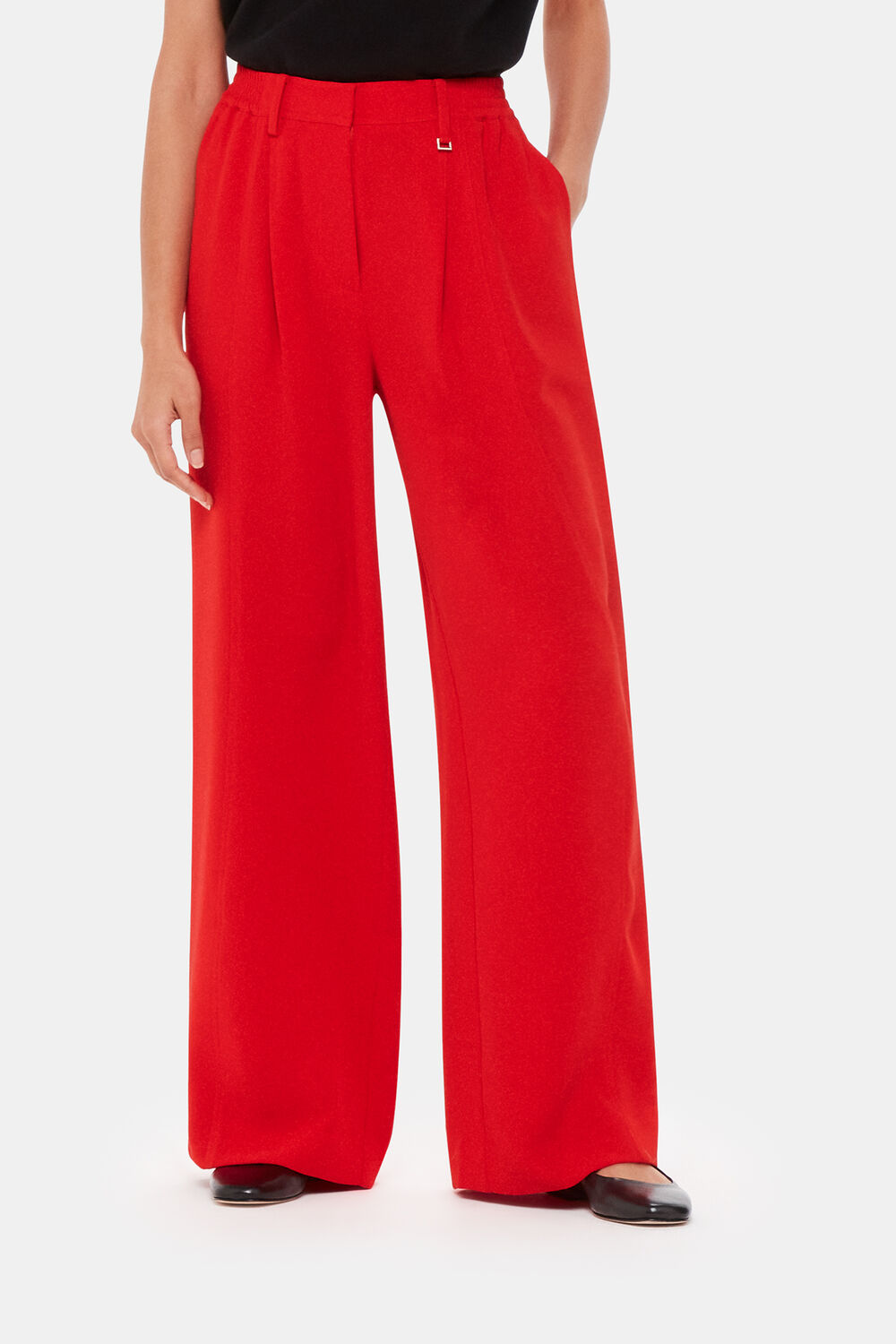 Harper Crepe Wide Leg Trouser
