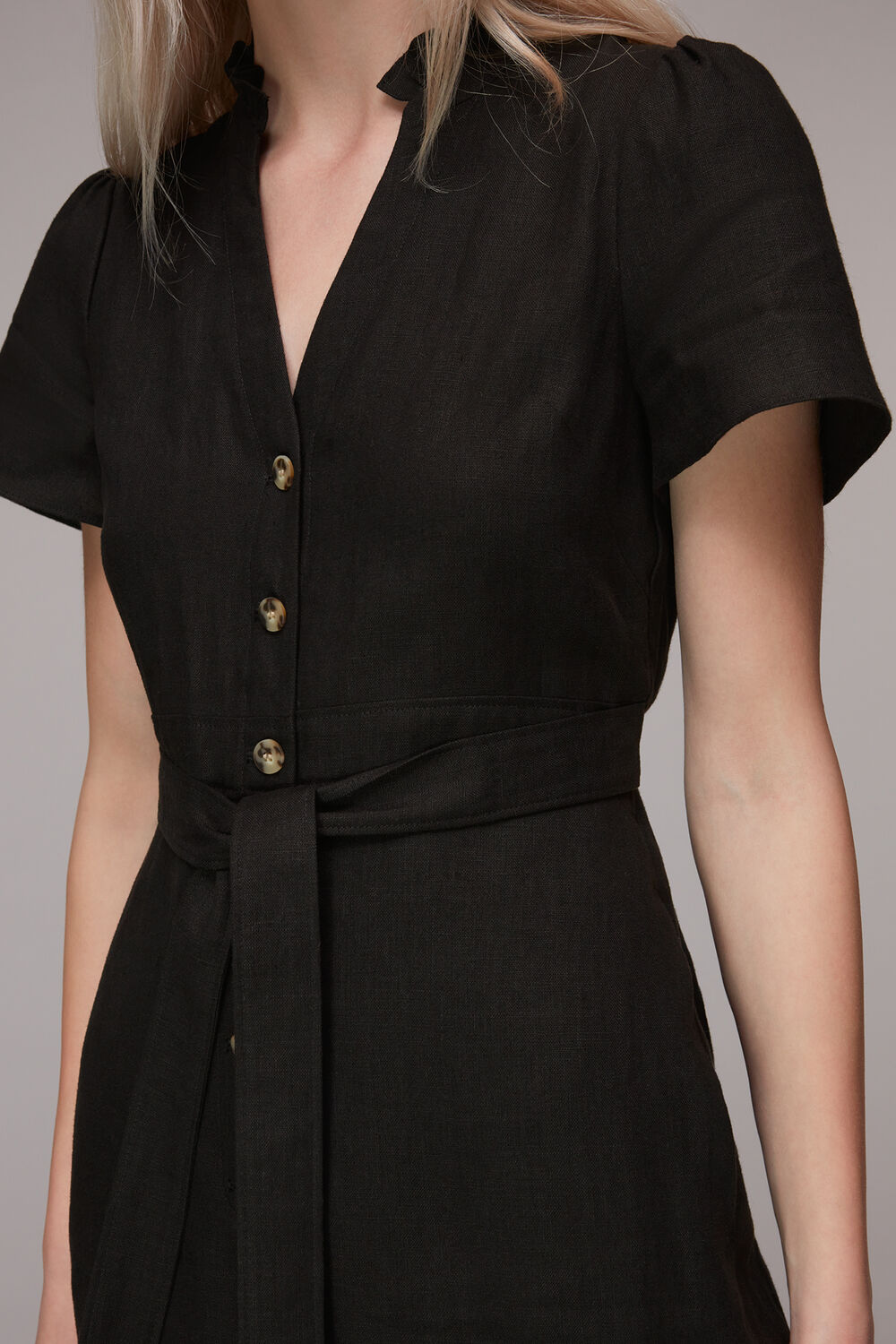 Black Emmie Linen Jumpsuit