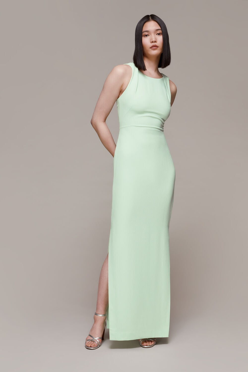 Mint Tie Maxi Dress