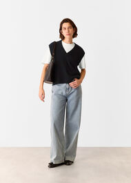 Wool V Neck Tank