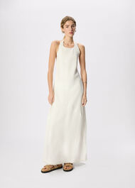 Linen Halter Neck Dress
