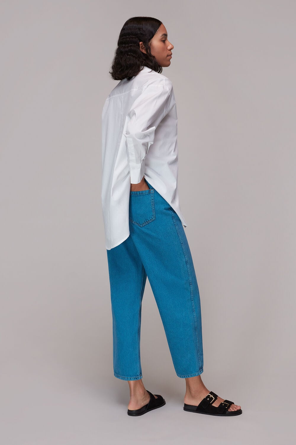 Blue Barrel Leg Authentic Jean