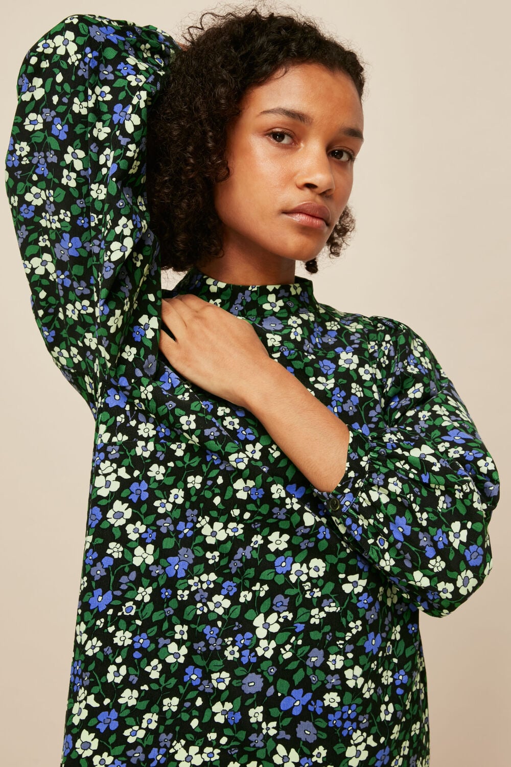 Floral Baby Cord Dress