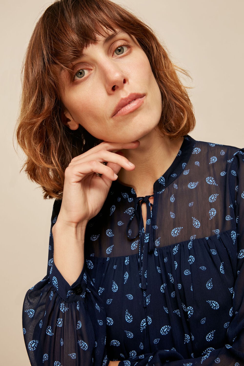 Paisley Printed Dress