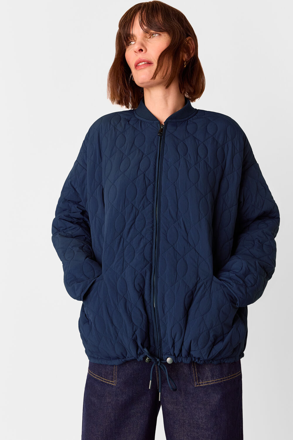Nia Drawstring Quilted Jacket