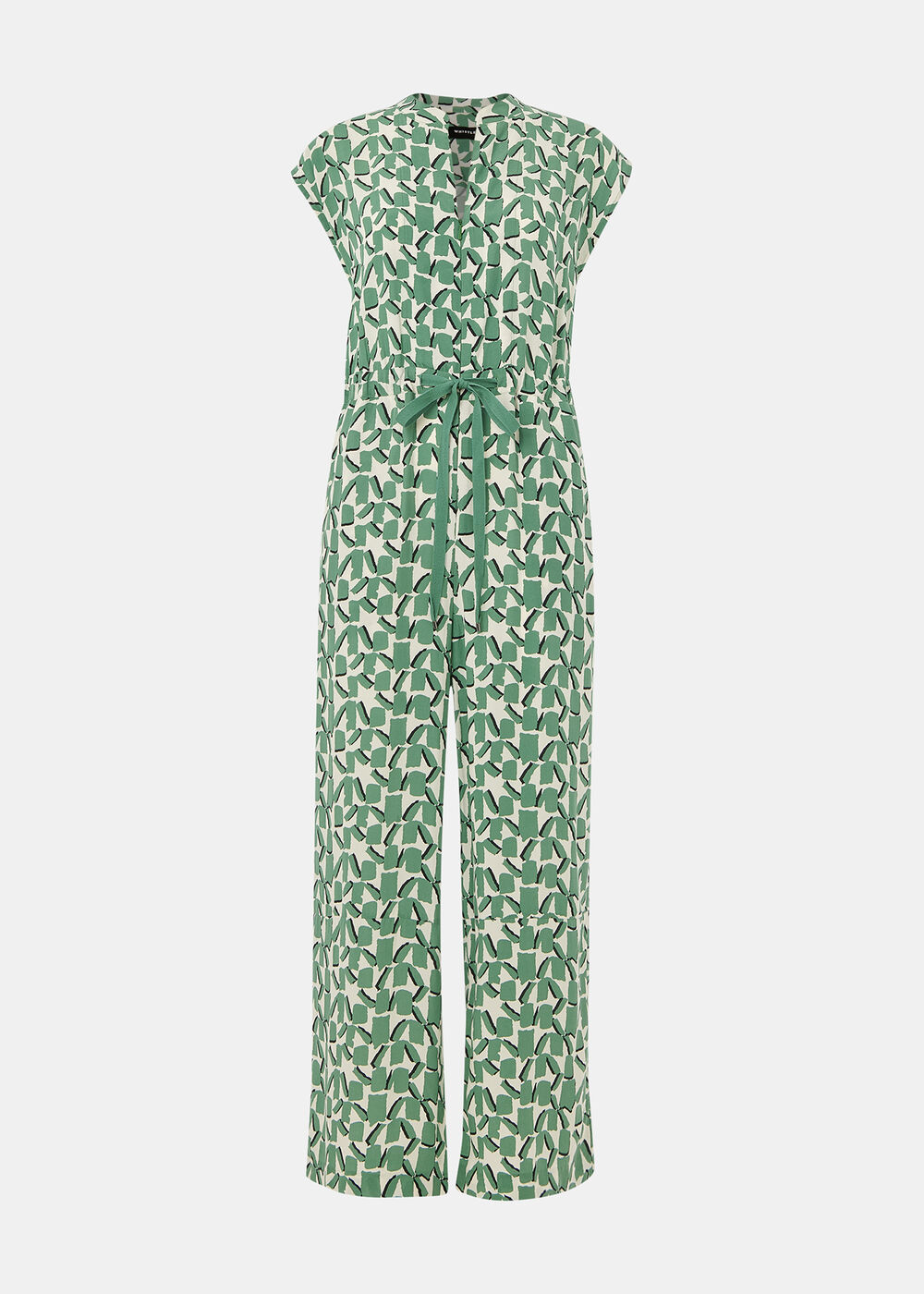 Abstract Squares Jumpsuit